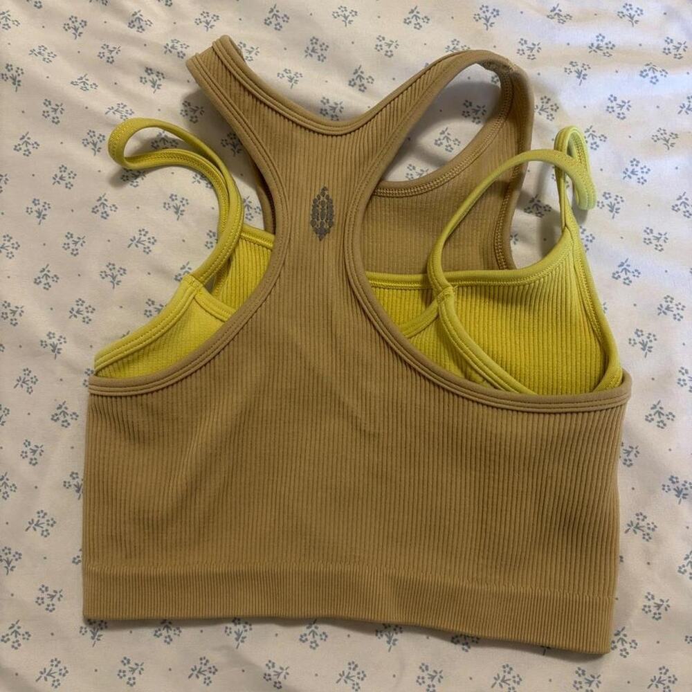 Free people free throw double layer tank